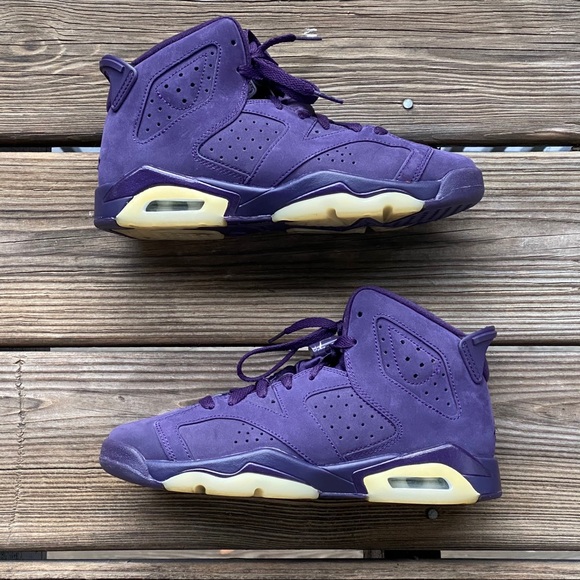 Jordan Shoes - 2016 AIR JORDAN 6 RETRO PURPLE DYNASTY SZ 5.5Y W 7